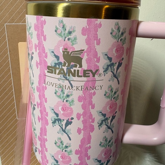 {NEW} Stanley LoveShackFancy Pink Floral Insulated Tumbler - Picture 3 of 6